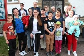 Die Jugendbildungsstätte Don Bosco Jünkerath hat elf Frauen und Kinder aus der Ukraine aufgenommen. 